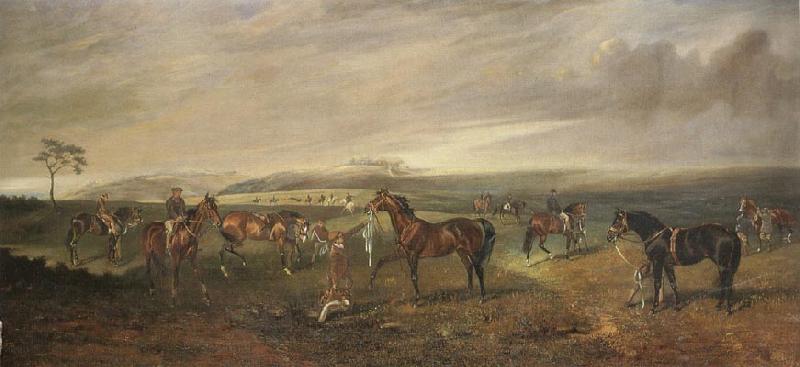 James Lynwood Palmer Riding Out on the Kingsclere Gallops oil painting picture